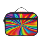 Rainbow Psychedelic Print Portable Lunch Bag