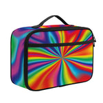 Rainbow Psychedelic Print Portable Lunch Bag