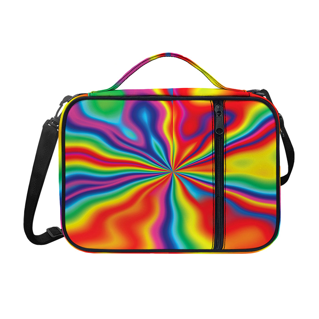 Rainbow Psychedelic Print Shoulder Strap Bible Bag