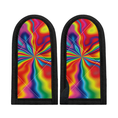 Rainbow Psychedelic Print Skillet Handle Cover