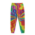Rainbow Psychedelic Print Sweatpants
