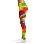 Rainbow Psychedelic Print Women's Leggings