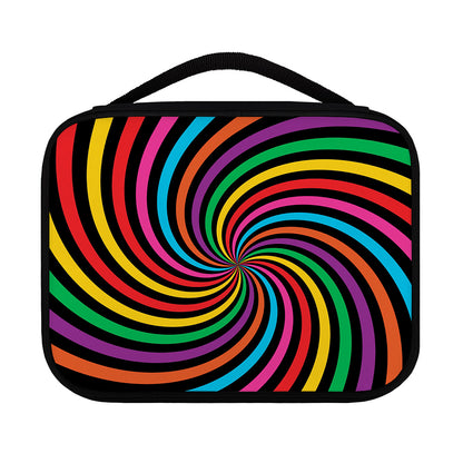Rainbow Psychedelic Swirl Print Classic Bible Case