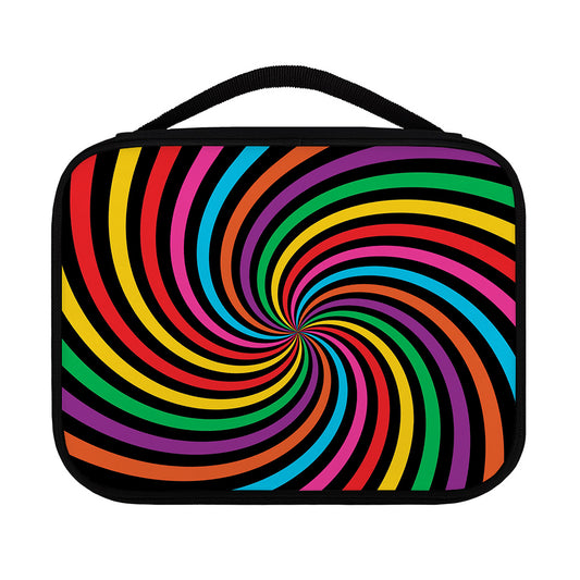 Rainbow Psychedelic Swirl Print Classic Bible Case