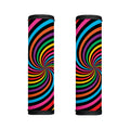 Rainbow Psychedelic Swirl Print Handle Covers