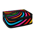Rainbow Psychedelic Swirl Print Small Lunch Bag