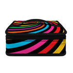 Rainbow Psychedelic Swirl Print Small Lunch Bag