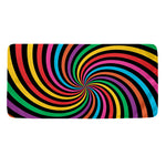 Rainbow Psychedelic Swirl Print Towel
