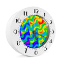 Rainbow Psychedelic Trippy Print Alarm Clock