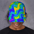 Rainbow Psychedelic Trippy Print Baseball Cap