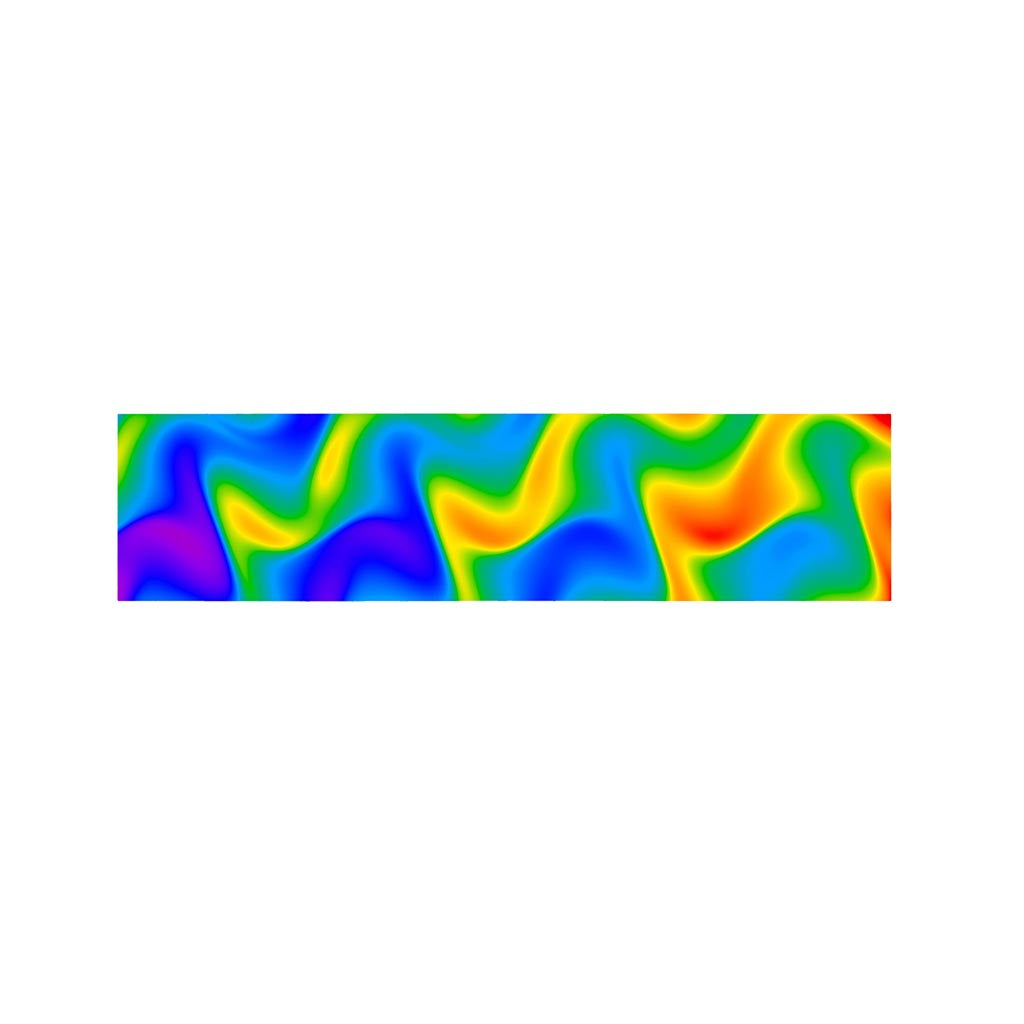 Rainbow Psychedelic Trippy Print Bed Runner