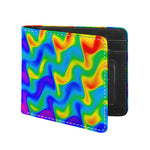 Rainbow Psychedelic Trippy Print Bifold Wallet
