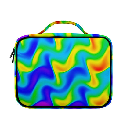 Rainbow Psychedelic Trippy Print Briefcase Bible Bag