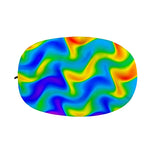 Rainbow Psychedelic Trippy Print Car Side Mirror Covers