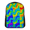 Rainbow Psychedelic Trippy Print Casual Backpack