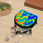 Rainbow Psychedelic Trippy Print Coin Purse