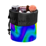 Rainbow Psychedelic Trippy Print Drawstring Makeup Bag