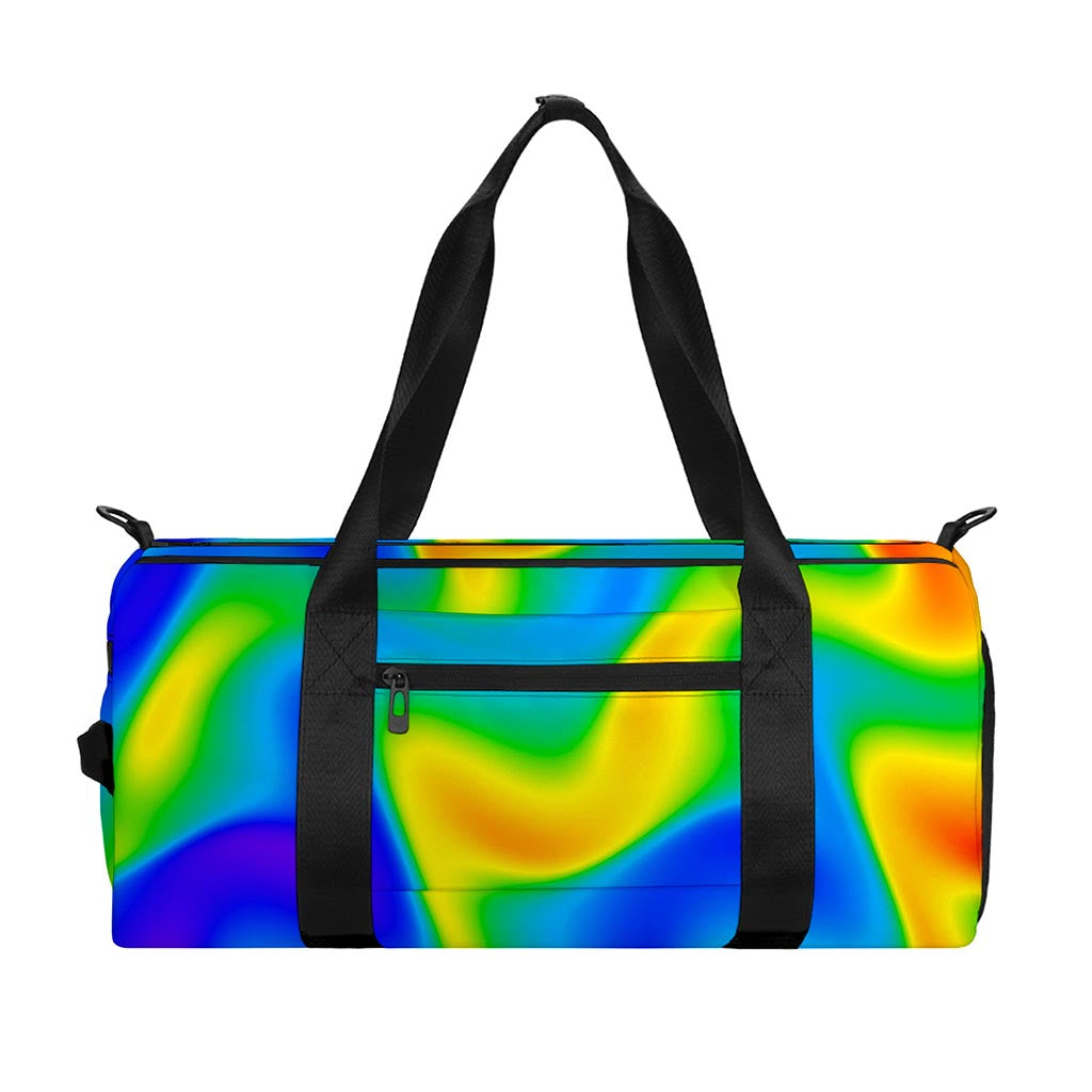 Rainbow Psychedelic Trippy Print Gym Bag