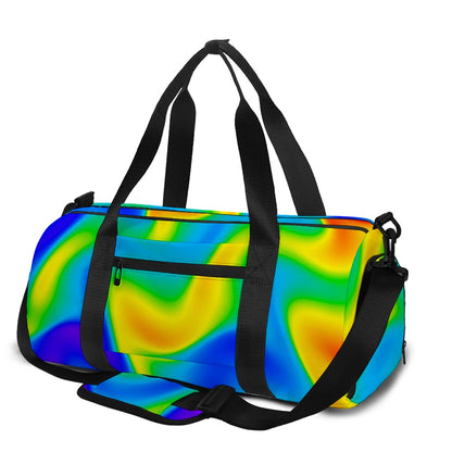 Rainbow Psychedelic Trippy Print Gym Bag