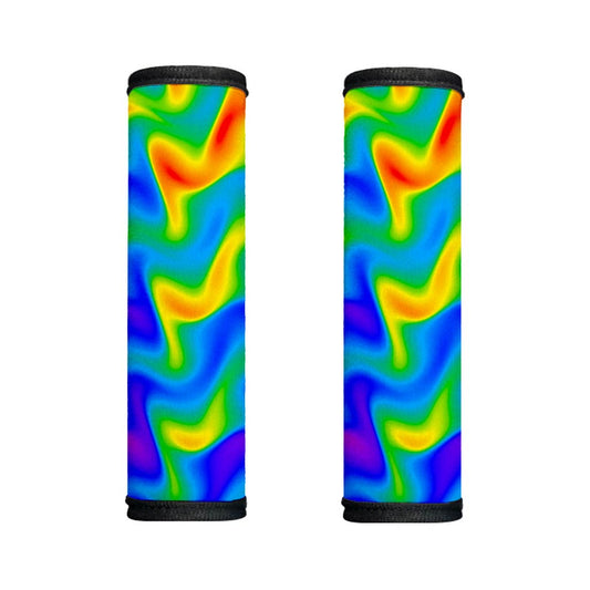 Rainbow Psychedelic Trippy Print Handle Covers