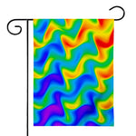 Rainbow Psychedelic Trippy Print House Flag