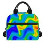 Rainbow Psychedelic Trippy Print Insulated Lunch Bag