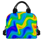 Rainbow Psychedelic Trippy Print Insulated Lunch Bag