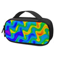 Rainbow Psychedelic Trippy Print Portable Cooler Travel Case