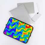 Rainbow Psychedelic Trippy Print Laptop Sleeve