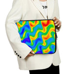 Rainbow Psychedelic Trippy Print Laptop Sleeve