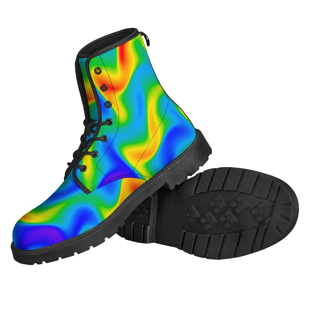 Rainbow Psychedelic Trippy Print Backpack