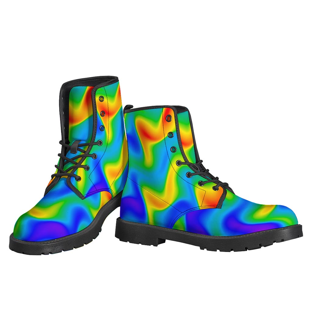 Rainbow Psychedelic Trippy Print Backpack