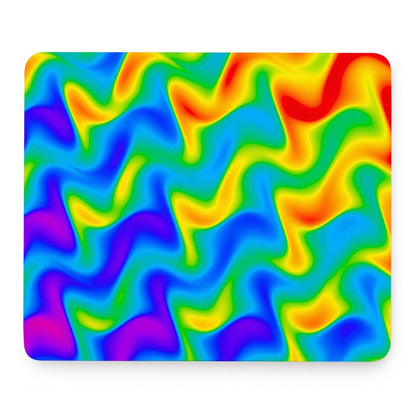 Rainbow Psychedelic Trippy Print Mouse Pad