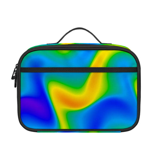 Rainbow Psychedelic Trippy Print Portable Lunch Bag