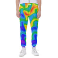 Rainbow Psychedelic Trippy Print Joggers