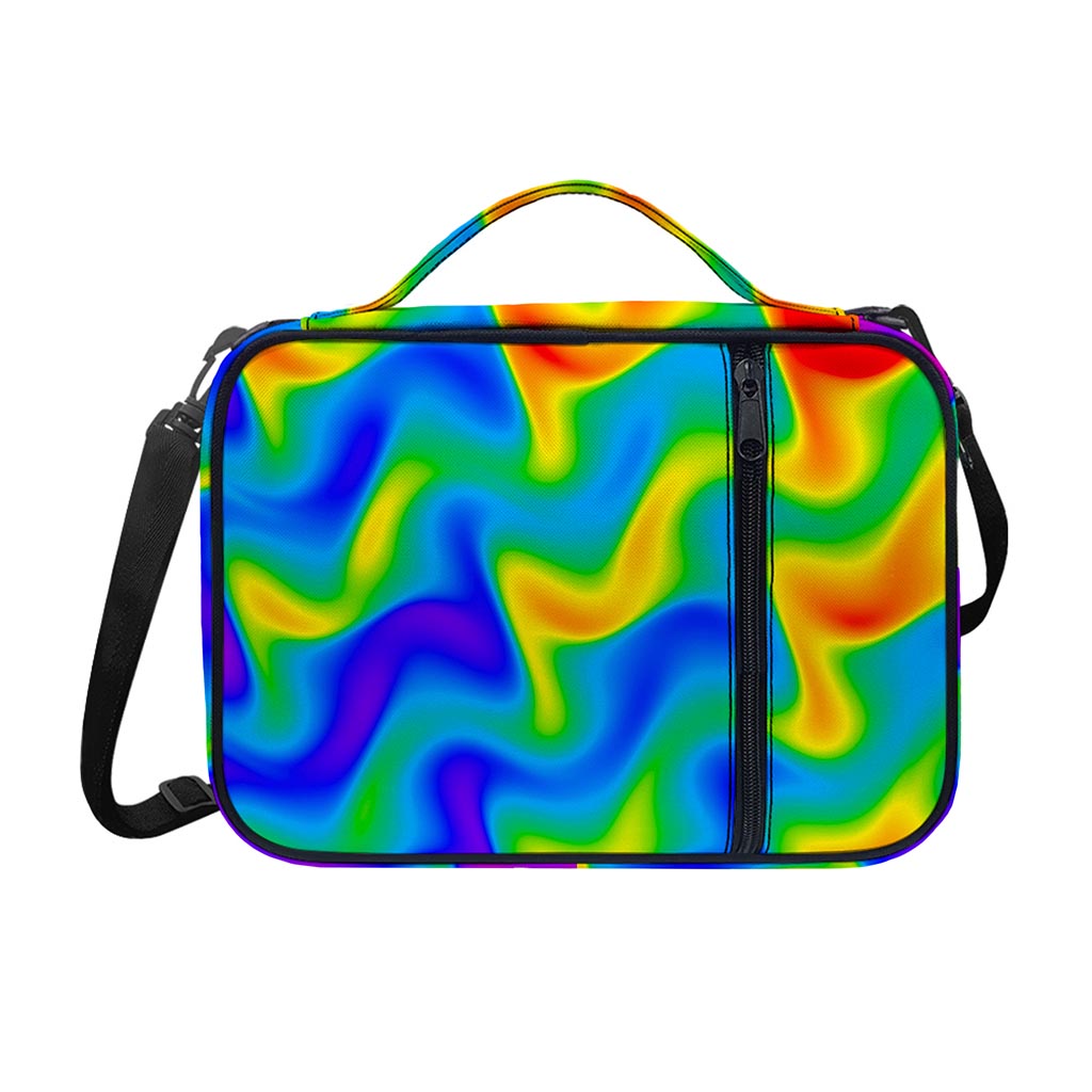 Rainbow Psychedelic Trippy Print Shoulder Strap Bible Bag