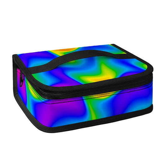 Rainbow Psychedelic Trippy Print Small Lunch Bag