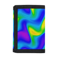 Rainbow Psychedelic Trippy Print Trifold Wallet