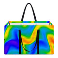Rainbow Psychedelic Trippy Print Utility Tote Bag