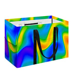 Rainbow Psychedelic Trippy Print Utility Tote Bag