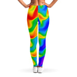 Rainbow Psychedelic Trippy Print Women's Leggings