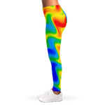 Rainbow Psychedelic Trippy Print Women's Leggings
