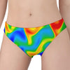 Rainbow Psychedelic Trippy Print Women's Panties