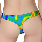 Rainbow Psychedelic Trippy Print Women's Thong