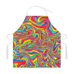 Rainbow Rave Print Adjustable Apron