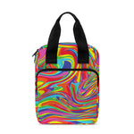 Rainbow Rave Print Bible Tote Bag
