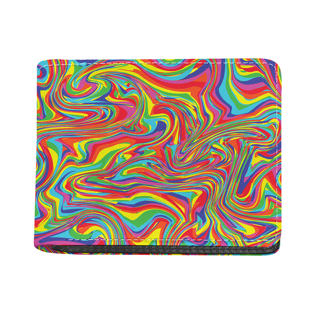 Rainbow Rave Print Bifold Wallet