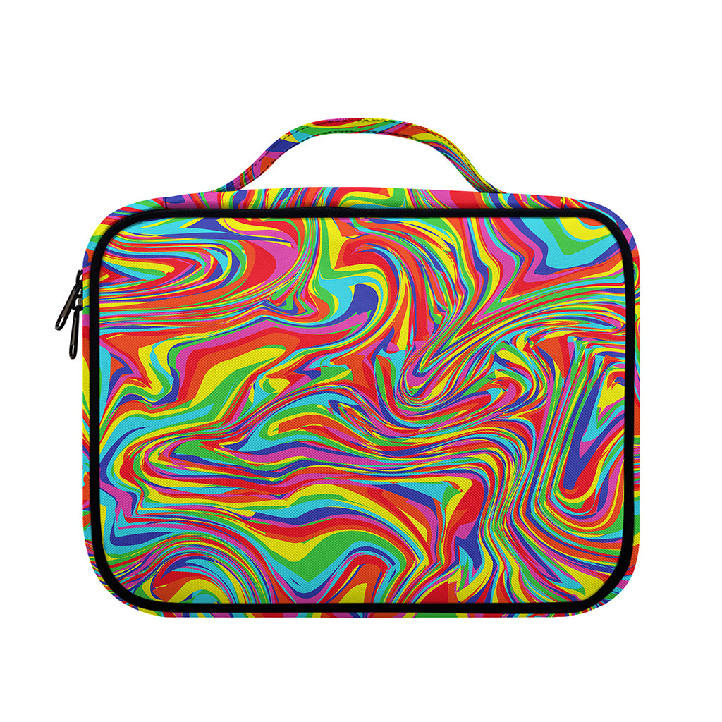 Rainbow Rave Print Briefcase Bible Bag