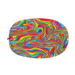 Rainbow Rave Print Car Side Mirror Covers