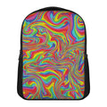 Rainbow Rave Print Casual Backpack